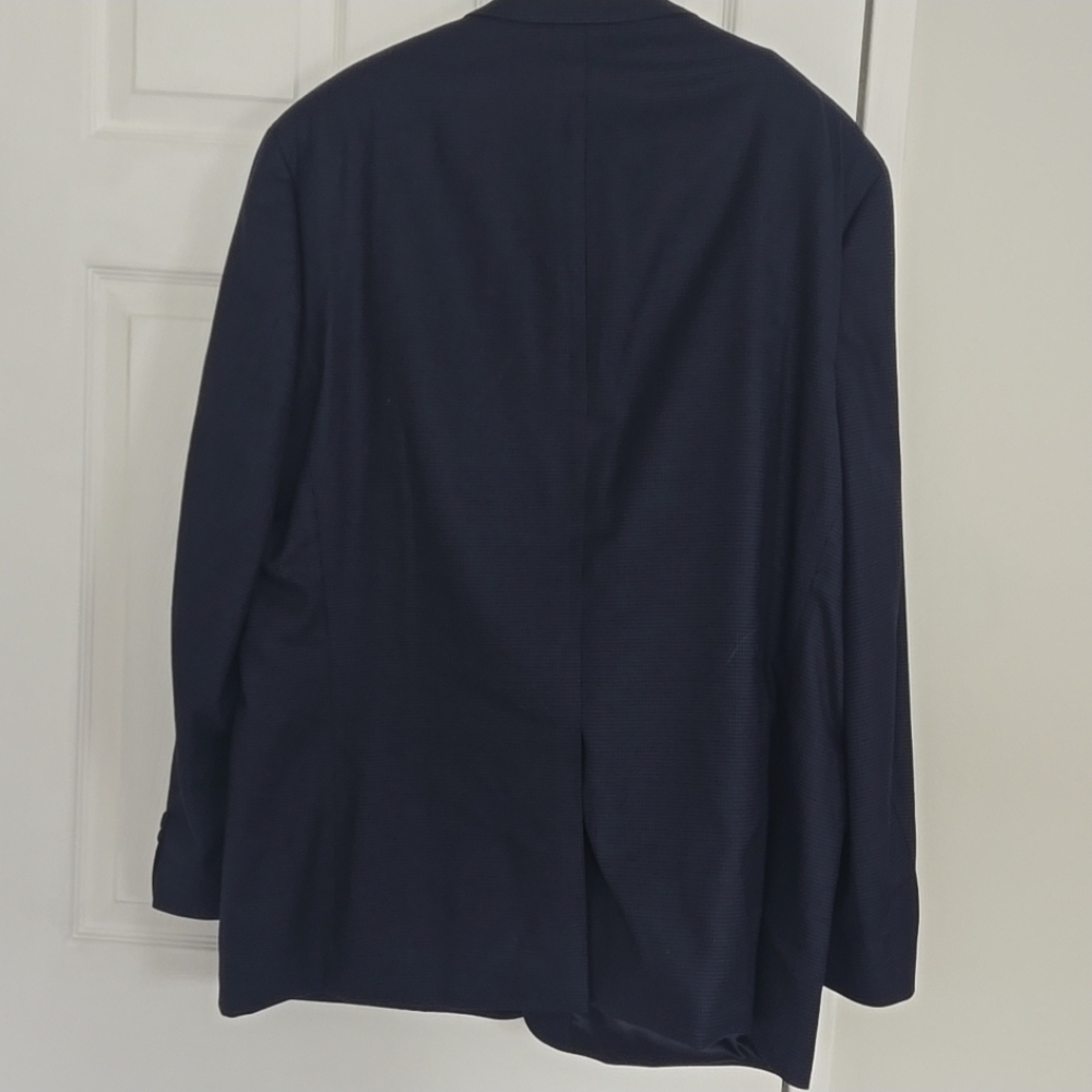 Lauren Ralph Lauren Houndstooth Wool Blazer Sz 50 - Picture 3 of 10